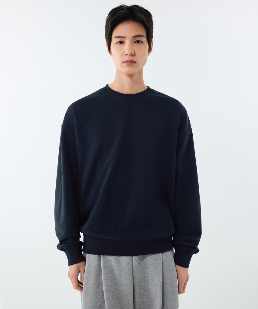 MUSINSA STANDARD Oversized Sweatshirt [Navy]