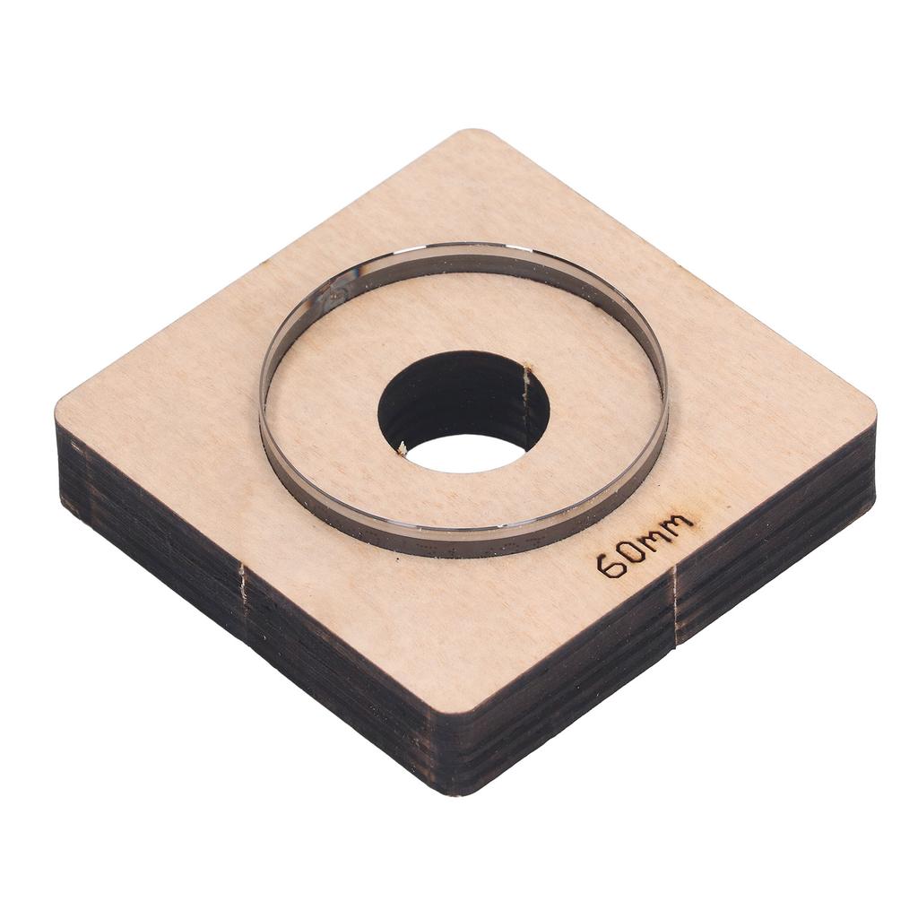Кожаный штамп для резки диаметром 60 мм, круглая форма, полый, высокопрочный легированный стальной штамп для кожи