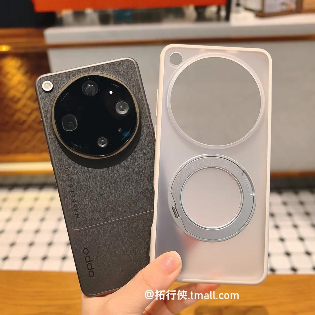Чехол для OPPO Find X9 Ultra Модный Магнитный 360° Кольцо Для MagSafe Матовый Прозрачный Акриловый Чехол Легкий Пылезащитный Бампер