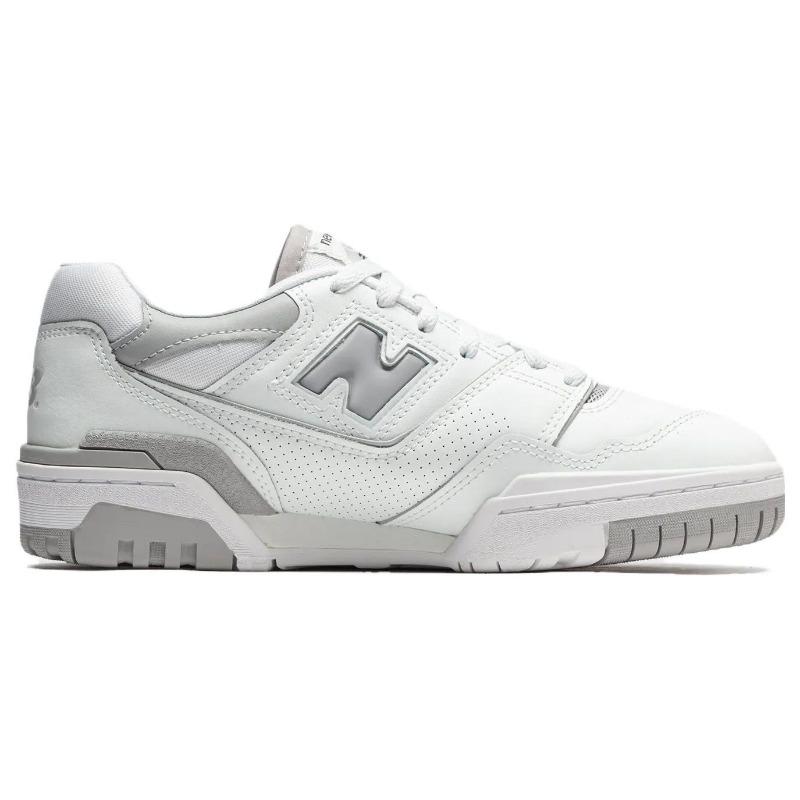 New Balance 550 BB Женские Серые Белые Низкие Ретро Баскетбольные Кроссовки BBW550BB