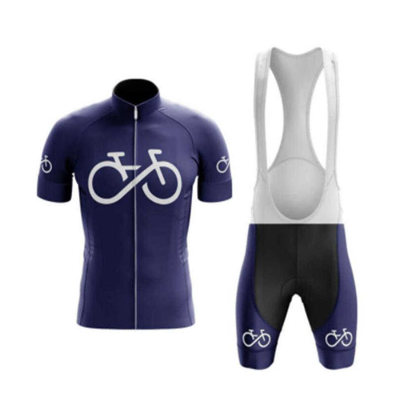 Summer cycling clothes road bike downhill clothes men's and women's short-sleeved cycling clothes set breathable perspiration