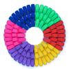 20/50PCS 2-in-1 Pencil Nib Protective Cap Chisel Shape Pen Top Protector School Office Supplies