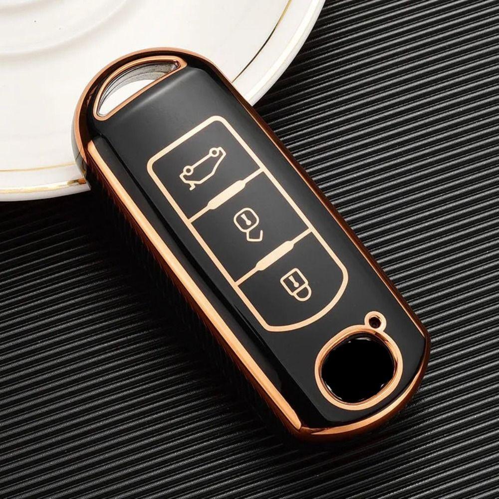 Чехол для ключей автомобиля из ТПУ для Mazda 2 3 5 6 BL BM GJ Atenza/Axela/Demio CX-3 CX3 CX-5 автомобильные аксессуары