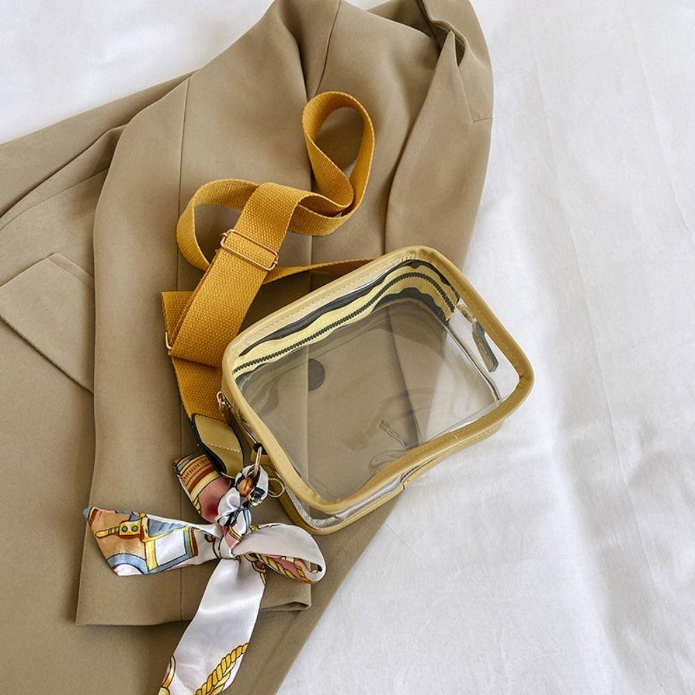 Прозрачная сумка-кроссбоди из желе, сумка для хранения, прозрачная сумочка, ПВХ, сумка через плечо, для улицы