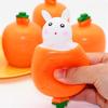 Игрушки-мялки Морковь Кролик Непоседа Игрушки Выскакивающий Сквиши Кролик в Моркови Снятие Стресса для Детей Взрослых Новинка Игрушка Пасхальный Подарок