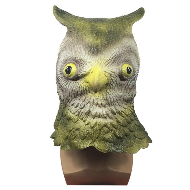 Cute owl funny animal headgear, masquerade mask