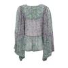 Топ с длинными рукавами loah прозрачный с цветами Женский ANTIK BATIK