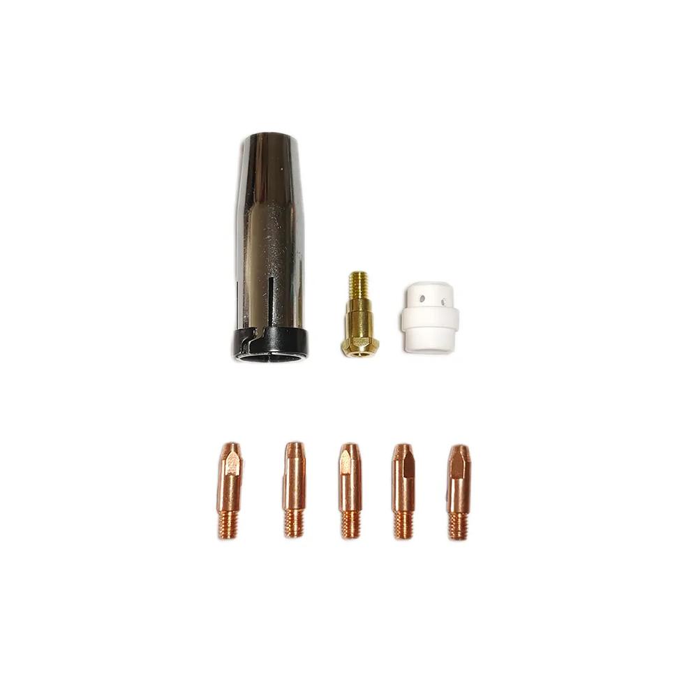 24KD держатель контактных наконечников сопла газовый диффузор сварочные аксессуары MIG/MAG горелка 0,8/1,0/1,2 мм для Binzel