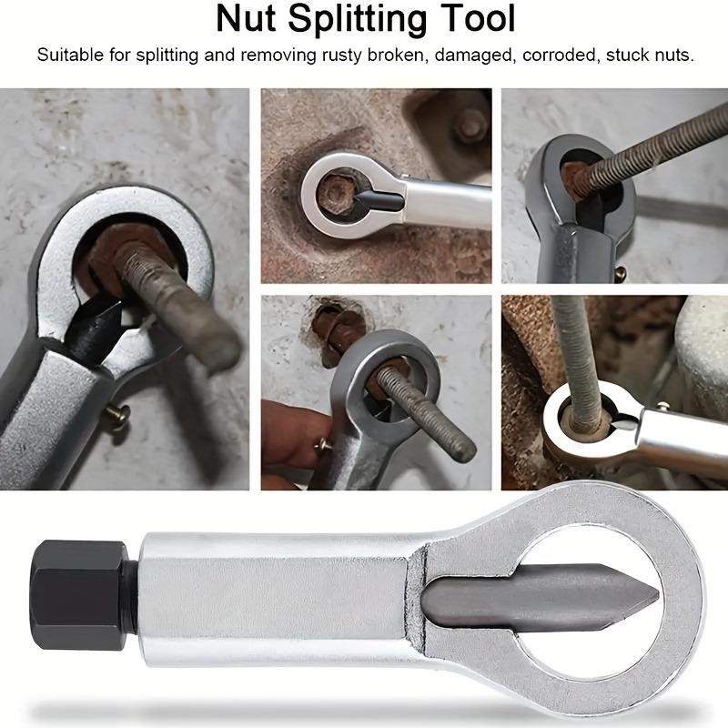 1pc Nut Screw Splitter Set Remover Tools, Rusted Nut Breaker, Steel Nut Remover Extractor, Manual Pressure Nut Cracker Metal Splitter