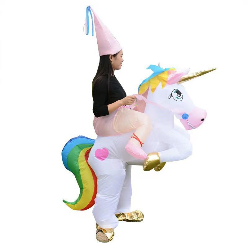 Inflatable Alien Costume Adults Halloween Party Prank Prop Funny Scary Outfit