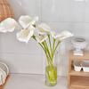 Искусственный цветок Калла Белый Реалистичный на Ощупь Искусственный Цветок для Свадьбы, Девичника, Вечеринки, Домашнего Интерьера
