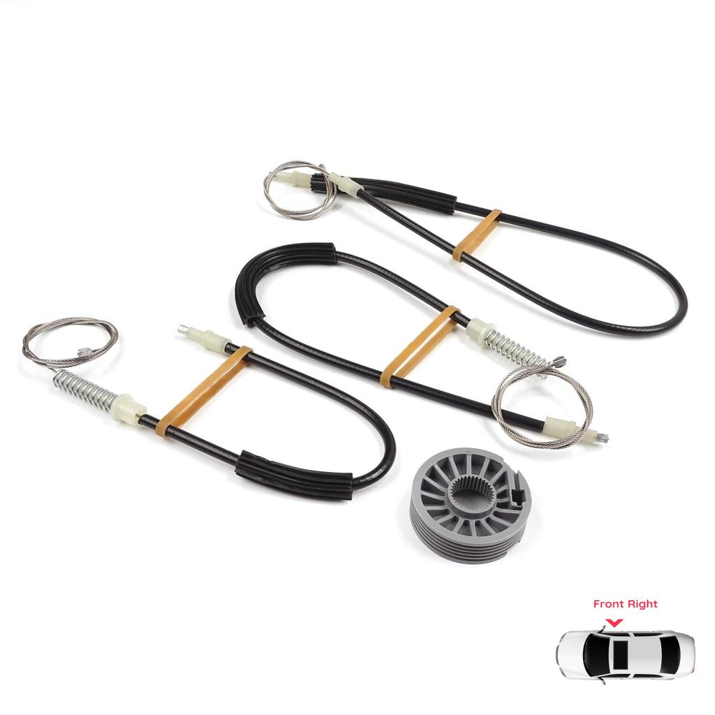 BWR5553 Комплект для ремонта стеклоподъемника правой двери для Mitsubishi Colt CZC Cabriolet RG 2006-2009 98031402