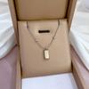 Fashion Retro Women's Necklace Temperament Micro Diamond Necklace Exquisite Collar Chain Accessories