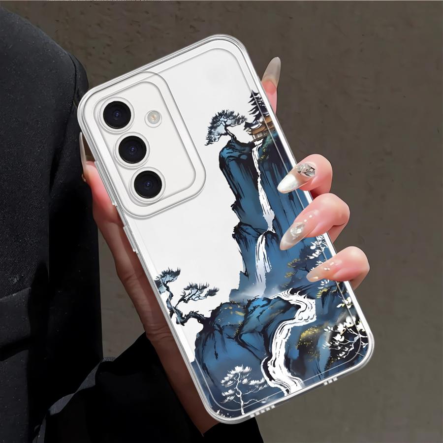 Чехол для Samsung Galaxy A57 A52 A52 A17 A54 A15 A26 A24 A36 A37 A56 A25 A51 A14 A16 A34 A35 A55 Чехол для телефона A33 A50 Горное искусство
