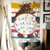 The Gruffalo Wall Tapestry Aesthetic Wall Hanging Printed Fabric Blanket Decorative Tapestries for Bedroom Living Room Home Decor