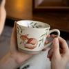 Креативная кружка «Спящая лиса» Кружка из грубой керамики Кофейная чашка Чашка для латте Красивая кружка для напитков Подарок для девочек Экспорт