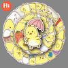 50 Little Yellow Chicken Graffiti Personalized Cartoon Cute Original Handdrawn DIY Phone Case Luggage Sticker Waterproof