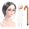 Костюм для девочки «100 дней школы», набор костюма бабушки, наряд костюма старушки