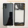 Оригинальный для Samsung Galaxy M51 M515F средняя рамка, рамка для Samsung M51, крышка батарейного отсека, задняя крышка с