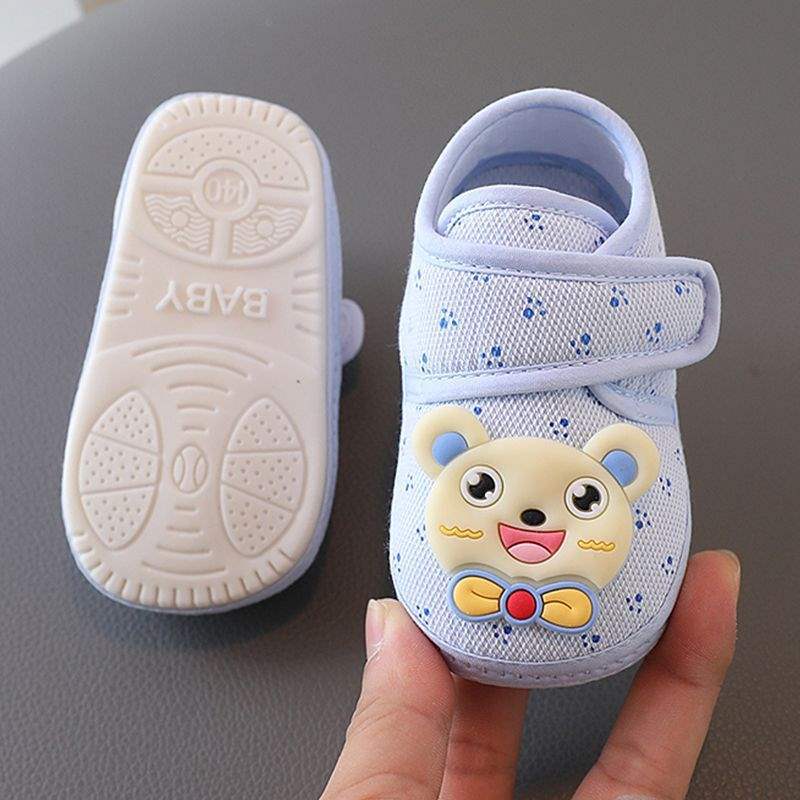 Весенне-осенние детские туфли для мальчиков и девочек 0-1 год, обувь для малышей 3-6-12 месяцев, детская обувь с застежкой-липучкой