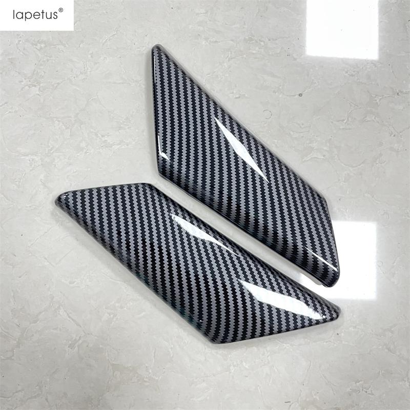 Car Front Door Armrest Panel Strip Sequ Decoration Cover Trim For Peugeot 208 - 2025 Carbon Fiber Accessories Interior