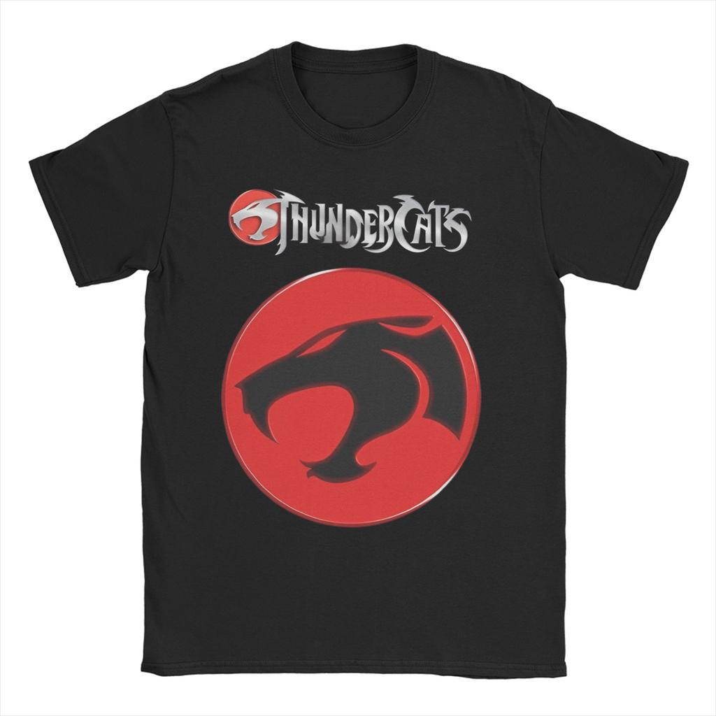 Men Womens ThunderCats T Shirt Panthro Cheetara Tygra 80s Retro Cartoon Pure Cotton Clothes Vintage Tee Shirt Graphic TShirts
