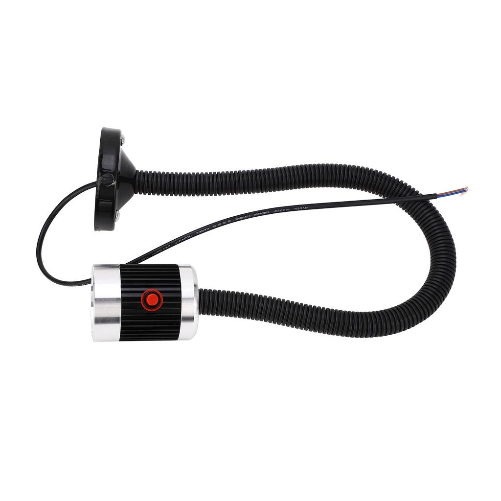 Круглое магнитное основание Гусиная шея Промышленный светодиодный рабочий светильник для токарного станка с ЧПУ AC220V 3W