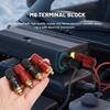 M6 Клеммный Соединитель из Чистой Меди 6 мм Силовой Распределительный Столбик Соединитель для Автомобильного Инвертора Солнечной Батареи Сварочного Аппарата DIY