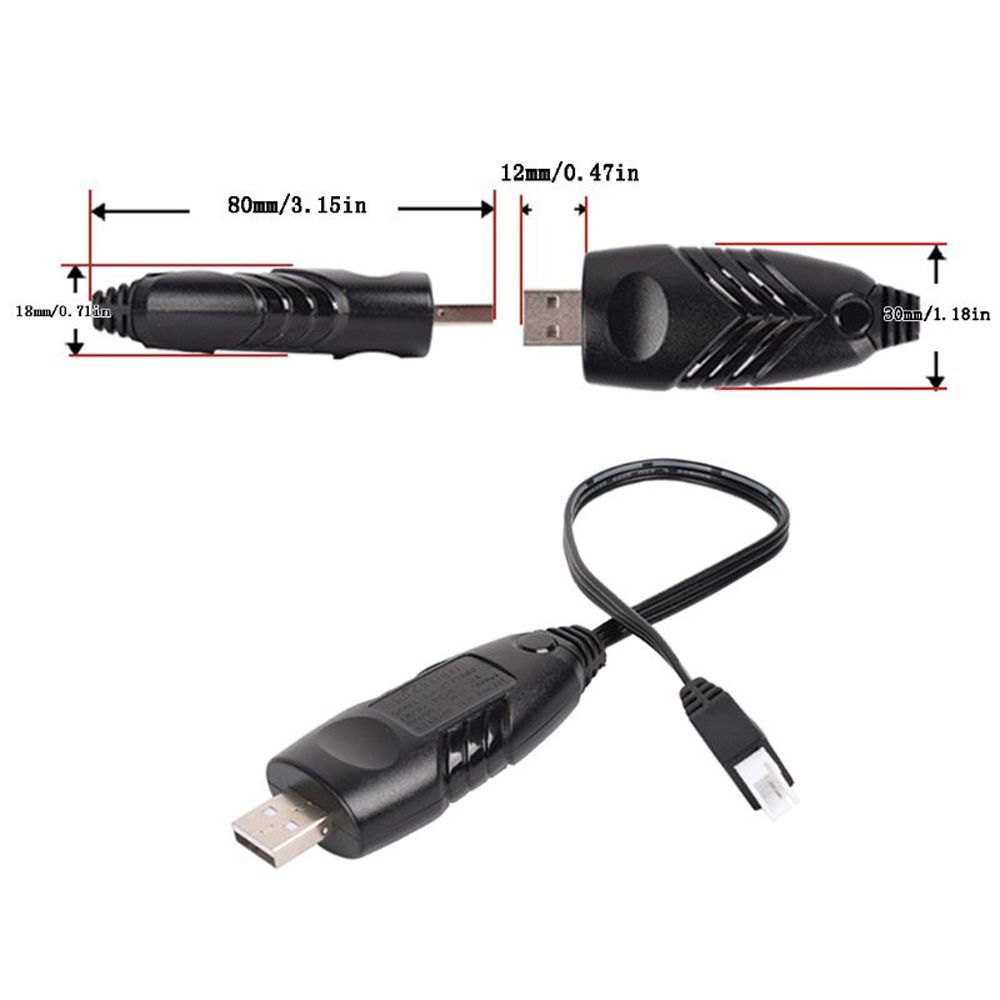 Off Drone Most Model Plug Adapter Charging Protection RC Battery Charger 7.4v Charger USB Charger Balance Charger USB cable
