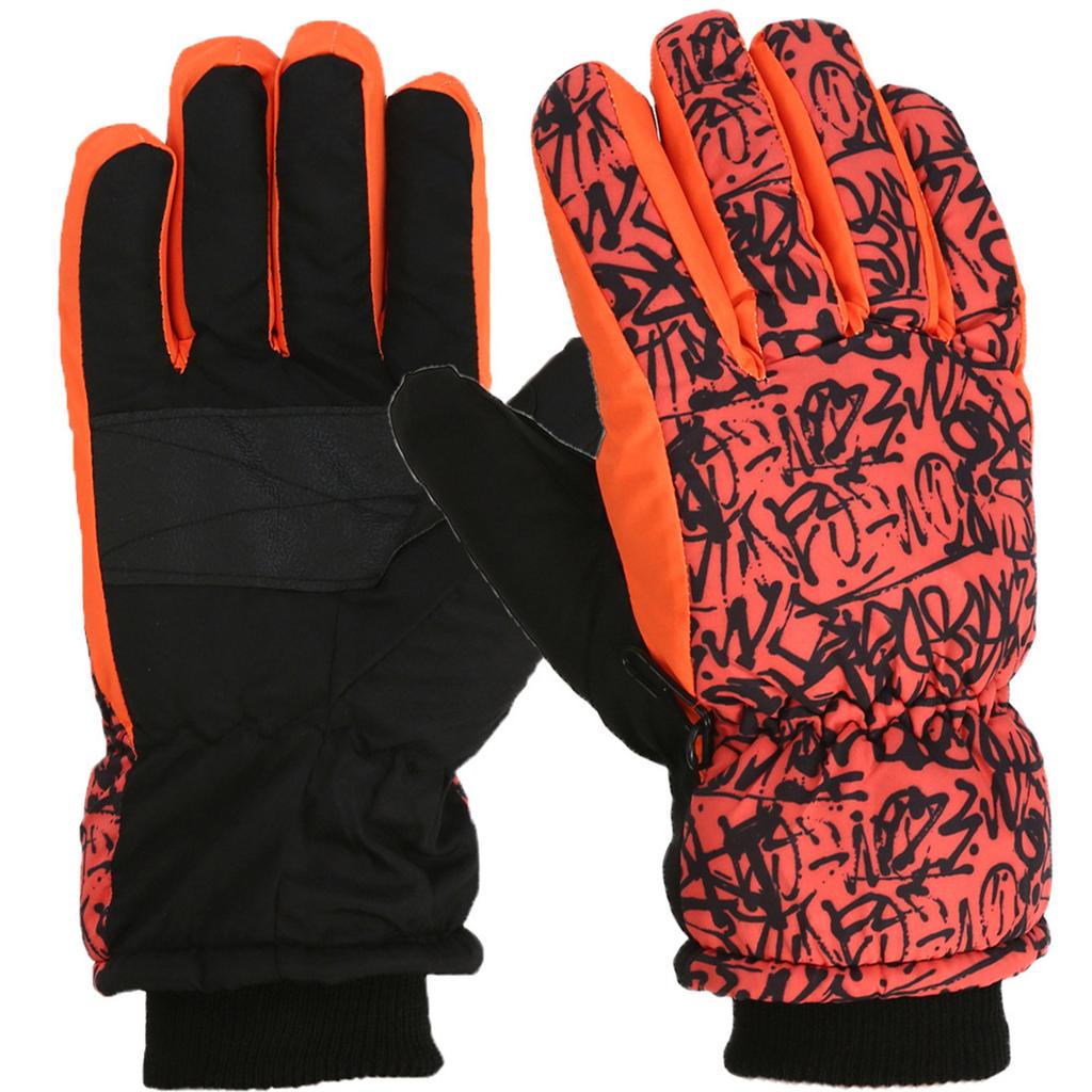 Женские лыжные перчатки с толстым бархатом для зимнего тепла, перчатки для занятий спортом на открытом воздухе и велоспорта