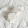 Octagonal Three Slot Rings Holder Dustproof Engagement Rings Storage Box  for Couples