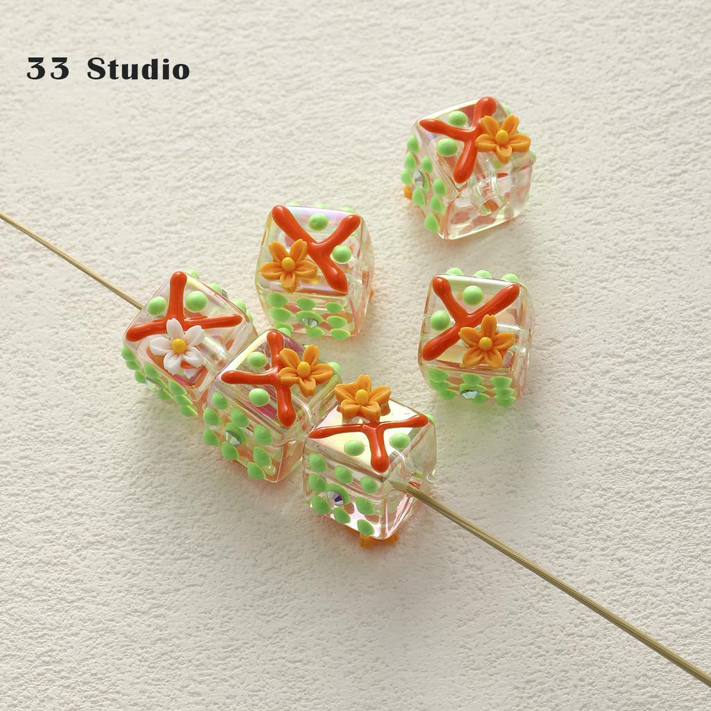 Тяжелая специальная дрель, бусины с ручной росписью, аксессуары «сделай сам», комплект материалов, цепочка для мобильного телефона, автомобильный кулон, бусины-проставки, браслет