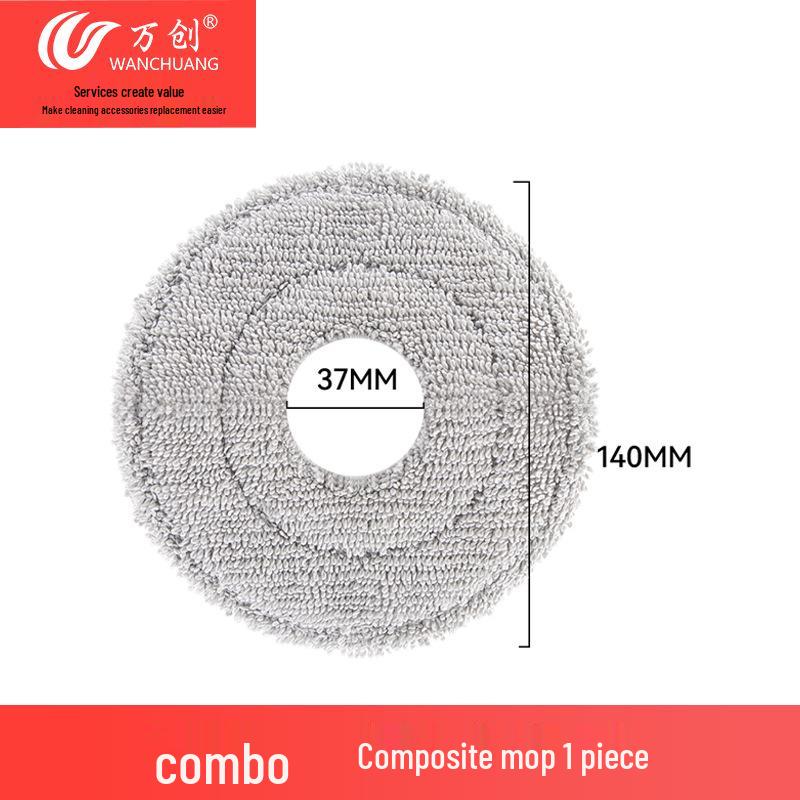 Аксессуары для робота-пылесоса Dreame S10: Комплект боковой и роликовой щеток, швабры, пылесборника