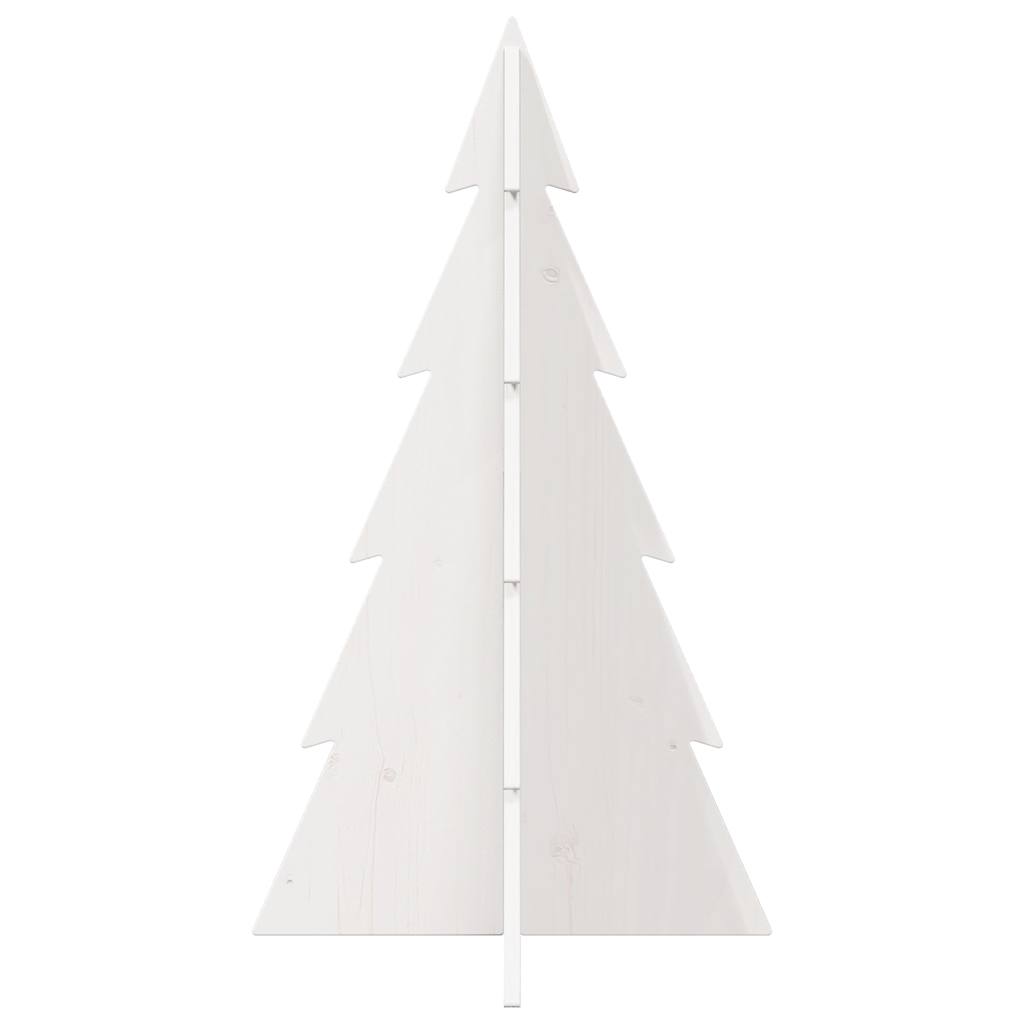 Christmas Tree for Decorating White 80 cm Solid Pine Wood