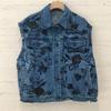 Womens Denim Sleeveless Vest 2026 Loose Fit Vintage Distressed Embroidered Sequin Streetwear Top