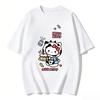 2026 новый летний милый графический топ HelloKitty повседневный хлопковый топ с коротким рукавом для женщин и девочек Каваи мультяшный принт Streetwear