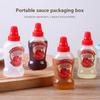 1/4 шт. Мини портативный маленький контейнер для соуса томатный соусник салатная заправка масло распылитель бутылка кетчуп мед горчица