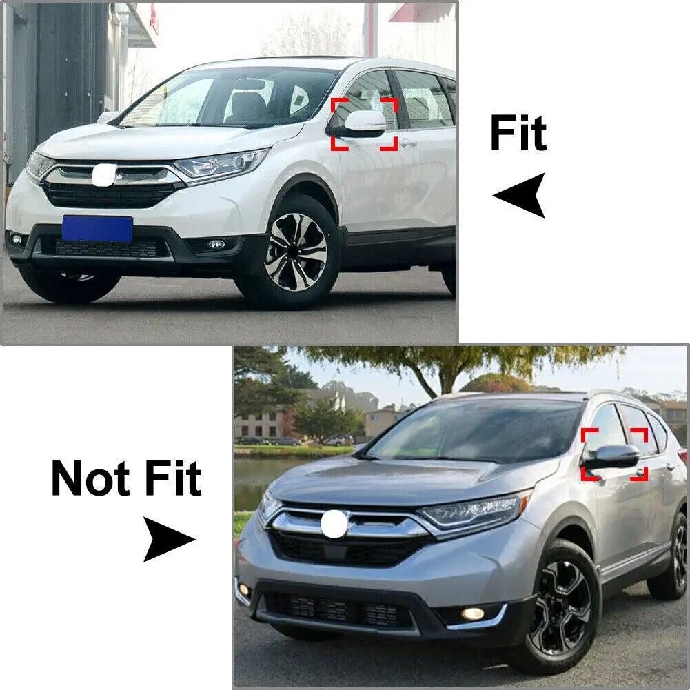 For Honda CRV CR-V 2017- Car Rearview Side Mirror Cover Wing Cap Sticker Exterior Door Rear View Case Trim Carbon Fiber Auto