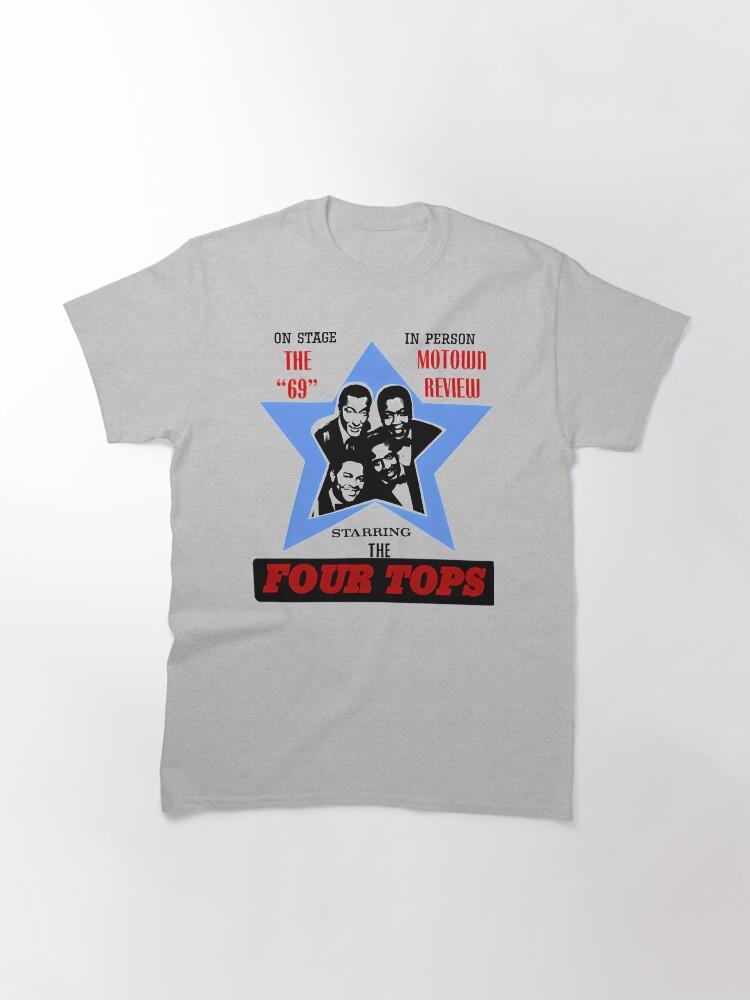 The Four Tops Star Frame Displaying The Four Tops Motown Classic T-Shirt