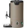 Water boiler for mulled wine with tap and drip tray uniq 9 l 950 W - taupe