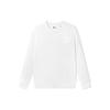 Fila Solid Color Crew Neck Casual Pullover Sweatshirt Men Sweatshirt White F11M317204F-WT