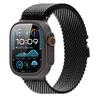 Ремешок DUX DUCIS Milanese для Apple Watch Series 10 Ultra 9 8 7 SE 6 5 4 3 2 1 46 мм 49 мм 45 мм 44 мм 42 мм металлический ремешок для часов магнитная застежка