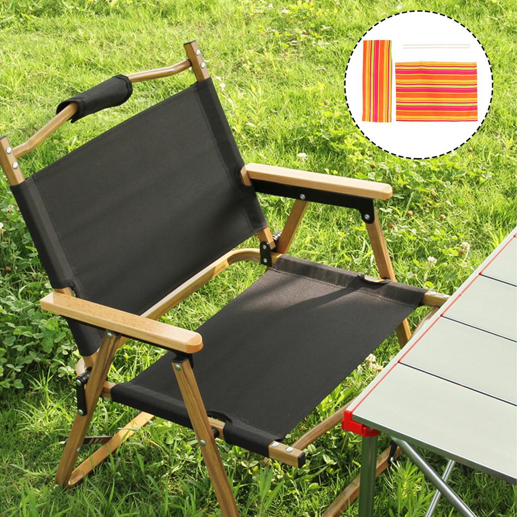 Director Chair Canvas Cover Replacement Supply Backrest Camping Cloth Cushion Folding Chairs