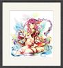 KADOKAWA No Game No Life 10th Anniversary Framed Reproduction Original Picture Jibril X X Paper Wooden Approx. W37.7 D3.5 H40.4cm