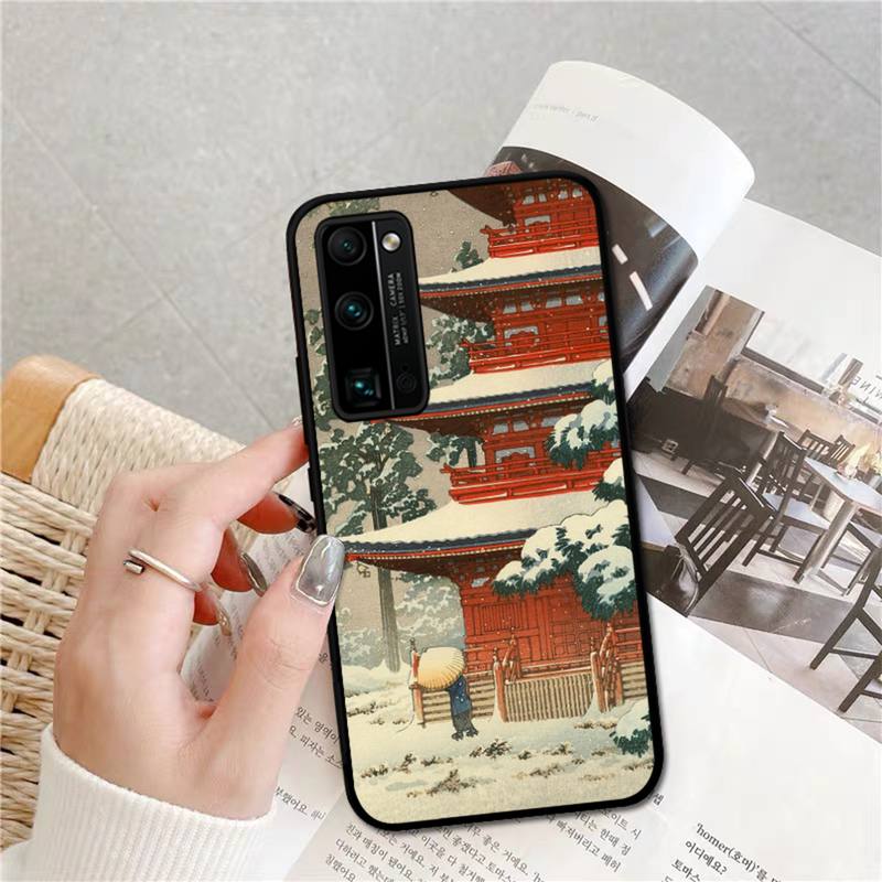 Чехол для телефона в японском стиле Art Japan для Huawei Honor V30 30 9X 7A Pro View 20 10 9 Lite 10I 8C 8X 5A Play Cover