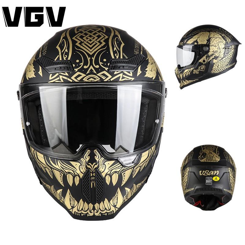 3C Certified Full Face Motorcycle Helmet Men Women - Breathable ABS In Multiple Sizes Colors