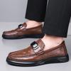 Мужские свадебные туфли-лоферы 2025 Новые модные туфли для вечеринок и ходьбы Роскошные мужские пенни-лоферы Кожаные слипоны Повседневные деловые туфли