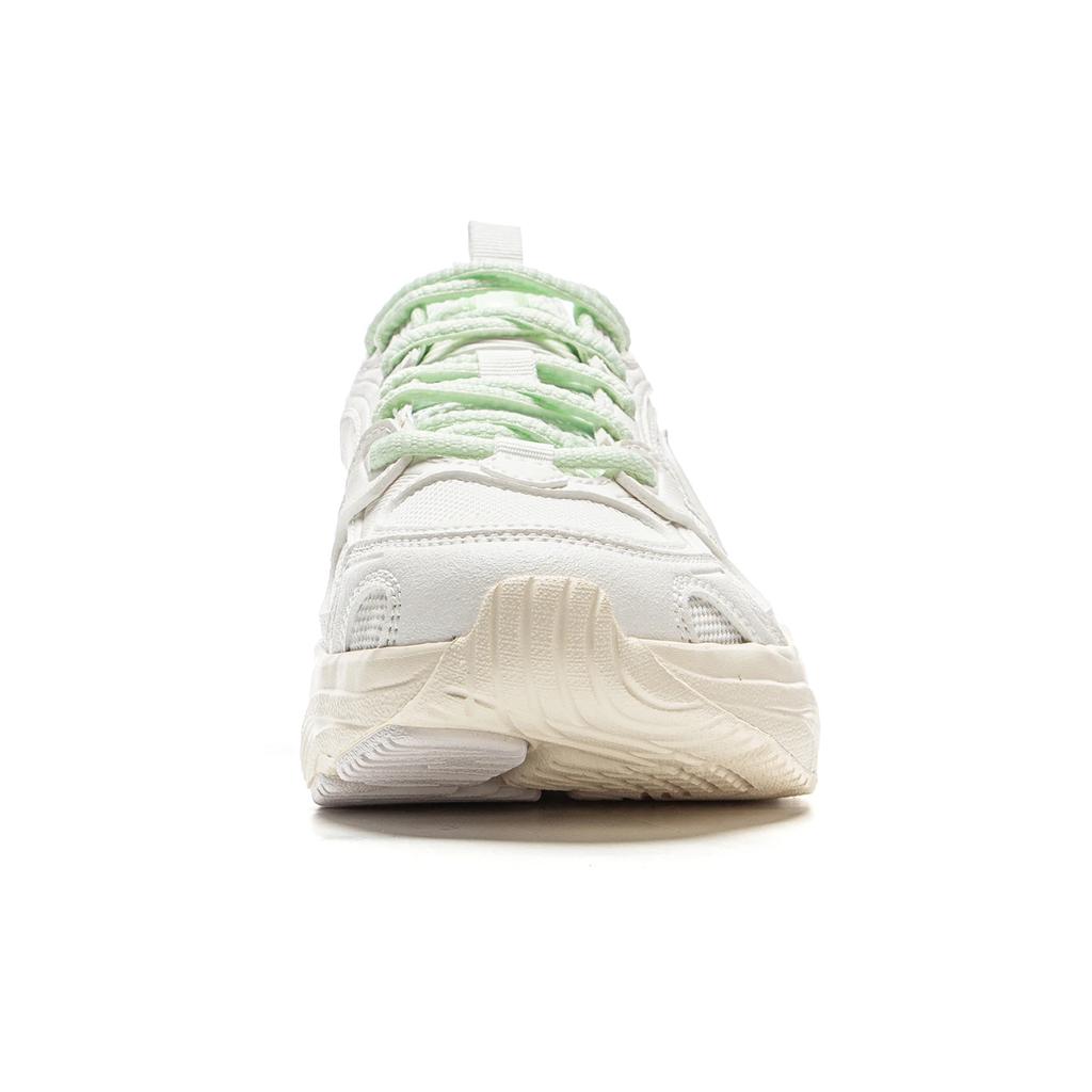 Li Ning Meteor 2K Классические модные универсальные ретро удобные нескользящие износостойкие дышащие низкие папины туфли женские кроссовки Cloud-White AGCV114-1