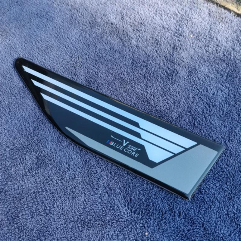 For Changan UNIV UNI-V 2023-2024 Car Fender Cover Windshield lamina Side Exterior Moulding Carbon fiber Look Garnish Accessories