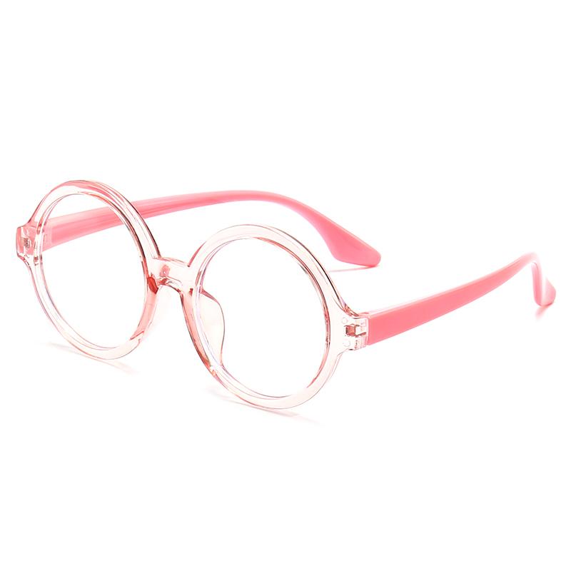 Детские очки с защитой от синего света Круглая оправа для очков для мальчика и девочки Оптические очки Ультралегкие Защита глаз Компьютерные очки